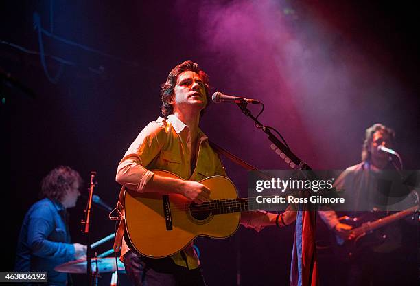 Jack Savoretti performs on stage at Queen Margaret's Union on February 18, 2015 in Glasgow, United Kingdom.