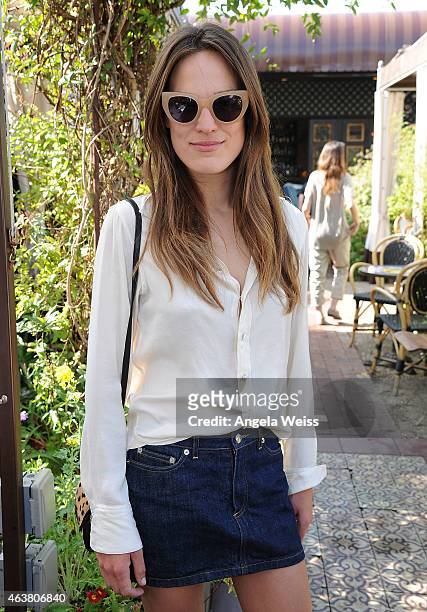 Charlotte Kidd attends the Maison De Mode Oscar week lunch hosted by Rosario Dawson, Amanda Hearst, Hassan Pierre & Spotify at Petit Ermitage on...