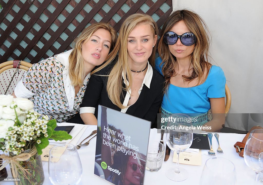 Amanda Hearst, Hassan Pierre, Rosario Dawson & Spotify Host Maison De Mode Oscar Week Lunch