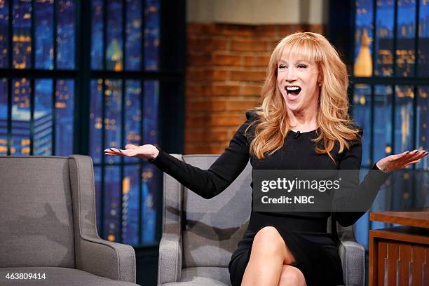 Episode 166 -- Pictured: Comedian Kathy Griffin during an interview on February 18, 2015 --