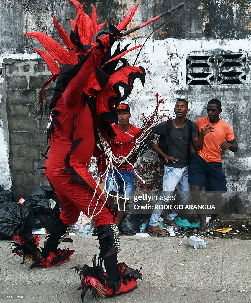 PANAMA-CARNIVAL-CONGOS AND DEVIL