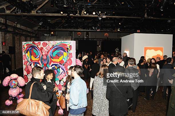 General view of atmosphere at the Alexis Bittar NYFW & 25th Anniversary With Lucite presentation during Mercedes-Benz Fashion Week Fall 2015 on...