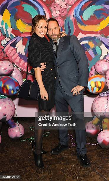 Kelly Framel and Alexis Bittar attend the Alexis Bittar NYFW & 25th Anniversary With Lucite presentation during Mercedes-Benz Fashion Week Fall 2015...
