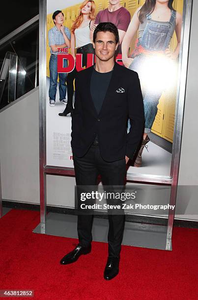 Robbie Amell attends "The Duff" New York Premiere at AMC Loews Lincoln Square on February 18, 2015 in New York City.