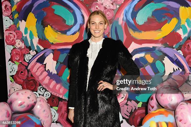 Selby Drummond attends the Alexis Bittar NYFW & 25th Anniversary With Lucite presentation during Mercedes-Benz Fashion Week Fall 2015 on February 18,...