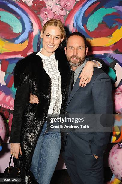 Selby Drummond and Alexis Bittar attend the Alexis Bittar NYFW & 25th Anniversary With Lucite presentation during Mercedes-Benz Fashion Week Fall...