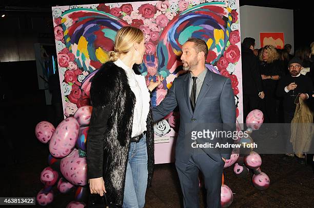 Selby Drummond and Alexis Bittar attend the Alexis Bittar NYFW & 25th Anniversary With Lucite presentation during Mercedes-Benz Fashion Week Fall...