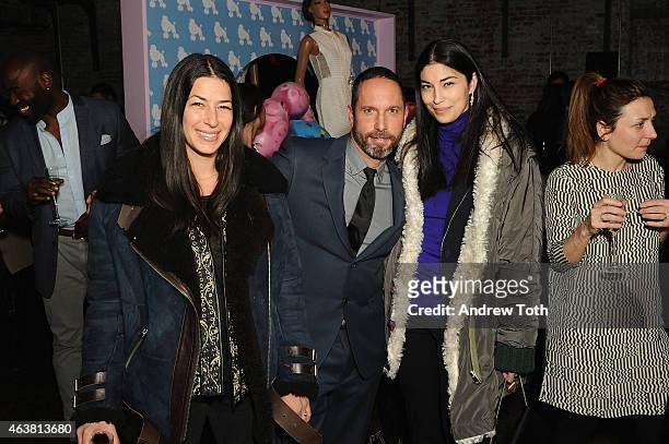 Rebecca Minkoff, Alexis Bittar, and Caroline Issa attend the Alexis Bittar NYFW & 25th Anniversary With Lucite presentation during Mercedes-Benz...