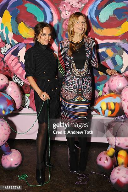 Kelly Framel and Mary Alice Stephenson attend the Alexis Bittar NYFW & 25th Anniversary With Lucite presentation during Mercedes-Benz Fashion Week...