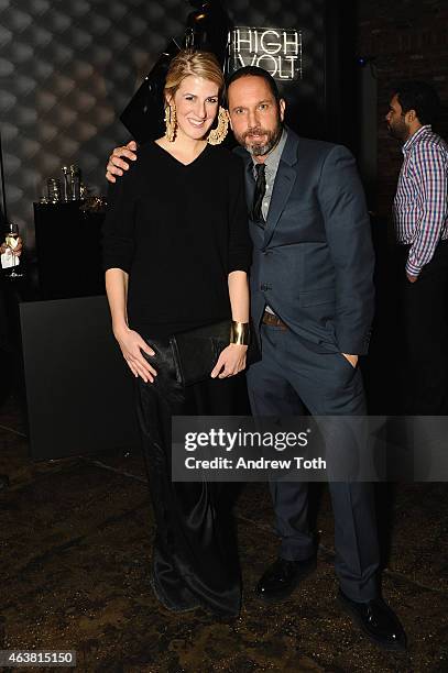 Casey Fremon and Alexis Bittar attend the Alexis Bittar NYFW & 25th Anniversary With Lucite presentation during Mercedes-Benz Fashion Week Fall 2015...