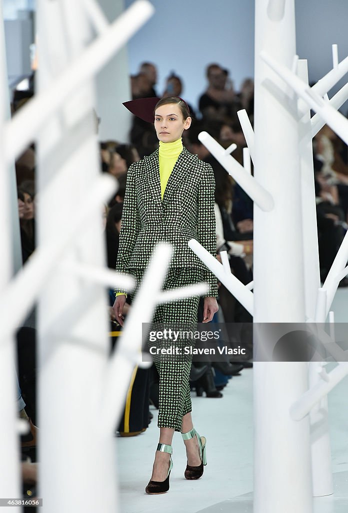 Delpozo - Runway - Mercedes-Benz Fashion Week Fall 2015