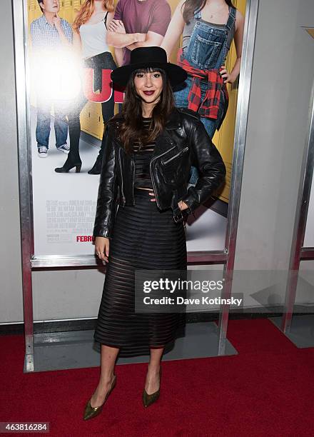 Jackie Cruz attends the "The Duff" New York Premiere at AMC Loews Lincoln Square on February 18, 2015 in New York City.