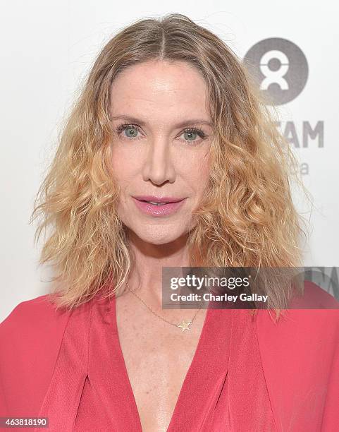 Actress Kelly Lynch attends VANITY FAIR and Barneys New York Dinner benefiting OXFAM, hosted by Rooney Mara at Chateau Marmont on February 18, 2015...
