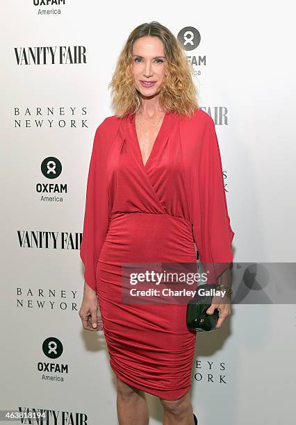 Actress Kelly Lynch attends VANITY FAIR and Barneys New York Dinner benefiting OXFAM, hosted by Rooney Mara at Chateau Marmont on February 18, 2015...