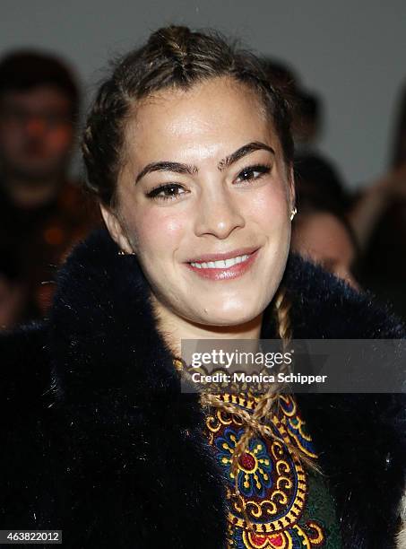 Chelsea Leyland attends The Blonds fashion show during MADE Fashion Week Fall 2015 at Milk Studios on February 18, 2015 in New York City.