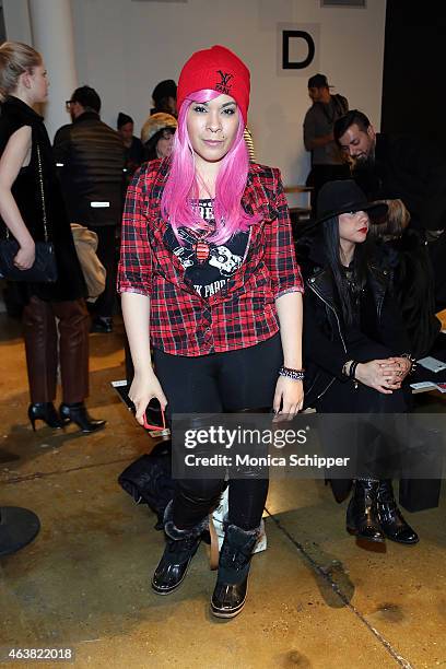 Tracy Prock attends The Blonds fashion show during MADE Fashion Week Fall 2015 at Milk Studios on February 18, 2015 in New York City.