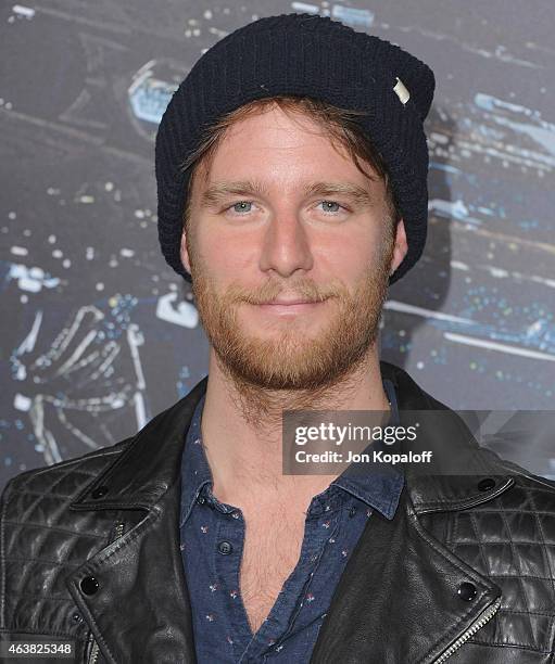 Actor Jake McDorman arrives at the Los Angeles Premiere "Jupiter Ascending" at TCL Chinese Theatre on February 2, 2015 in Hollywood, California