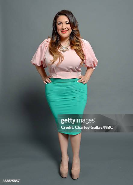 Martha Lopez Vargas attends the 2014 NBCUniversal TCA Winter Press Tour Portraits at Langham Hotel on January 19, 2014 in Pasadena, California.