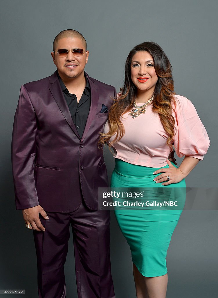 Fernando Vargas and Martha Lopez Vargas attend the 2014 NBCUniversal