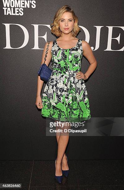 Actress Ashley Benson attends the Miu Miu Women's Tales 9th Edition "De Djess" screening on February 18, 2015 in New York City.