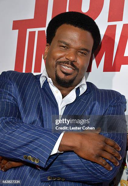 Actor Craig Robinson attends the premiere of Paramount Pictures' 'Hot Tub Time Machine 2' at Regency Village That Regency Village Theatre on February...