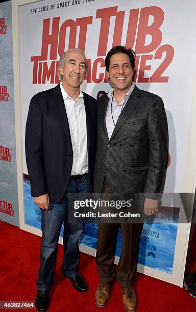 Metro-Goldwyn-Mayer Chairman and CEO Gary Barber and Metro-Goldwyn-Mayer President of Motion Picture Group Jonathan Glickman attend the premiere of...