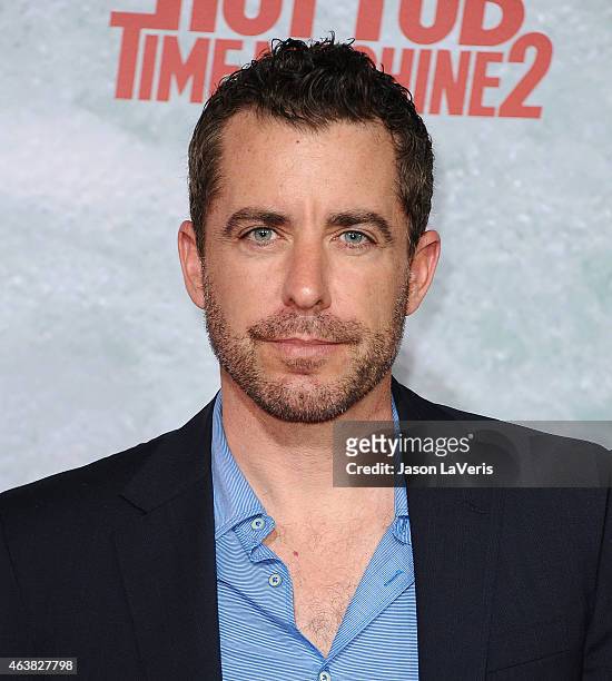 Actor Jason Jones attends the premiere of "Hot Tub Time Machine 2" at Regency Village Theatre on February 18, 2015 in Westwood, California.