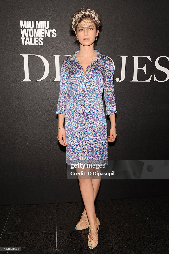 Miu Miu Women's Tales 9th Edition - "De Djess" Screening - Arrivals