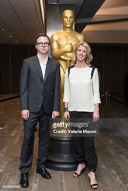 Keven McAlester and Rory Kennedy arrive at the 87th Annual Academy Awards Oscar Week Celebrates Documentaries at Samuel Goldwyn Theater on February...