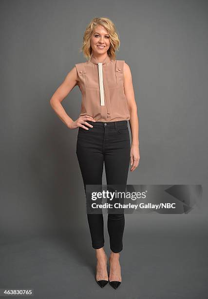 Actress Jenna Elfman attends the 2014 NBCUniversal TCA Winter Press Tour Portraits at Langham Hotel on January 19, 2014 in Pasadena, California.