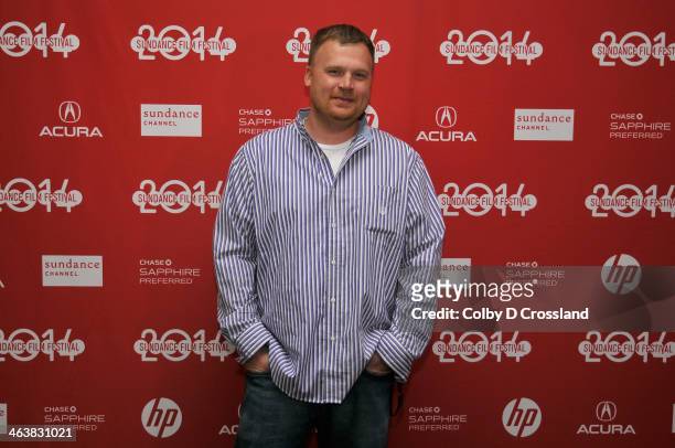 Matt Sandusky attends the "Happy Valley" premiere at The Marc Theatre during the 2014 Sundance Film Festival on January 19, 2014 in Park City, Utah.