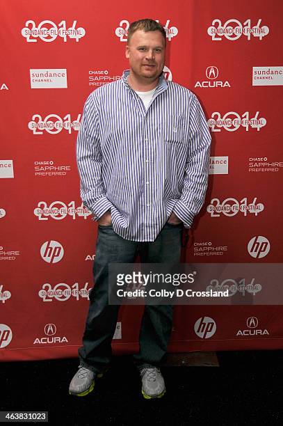 Matt Sandusky attends the "Happy Valley" premiere at The Marc Theatre during the 2014 Sundance Film Festival on January 19, 2014 in Park City, Utah.