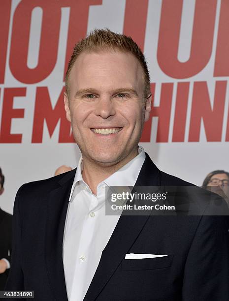 Writer Josh Heald attends the premiere of Paramount Pictures' 'Hot Tub Time Machine 2' at Regency Village Theatre on February 18, 2015 in Westwood,...