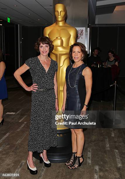 Nominees Dana Perry and Ellen Goosenberg Kent attend the 87th Annual Academy Awards Oscar week celebration of Docs at The Samuel Goldwyn Theater on...