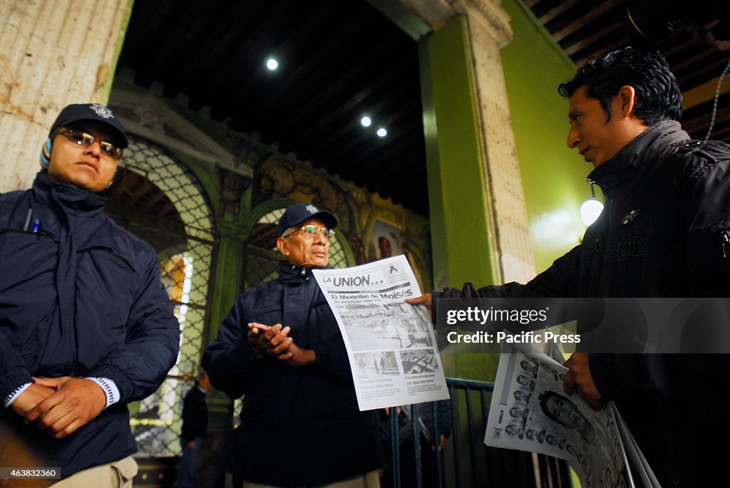 Jorge Sanchez, son of slain journalist Moises Sanchez,...