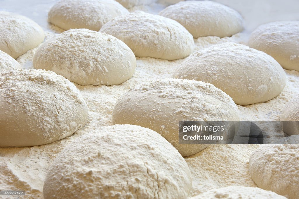 Dough for pizza or bread