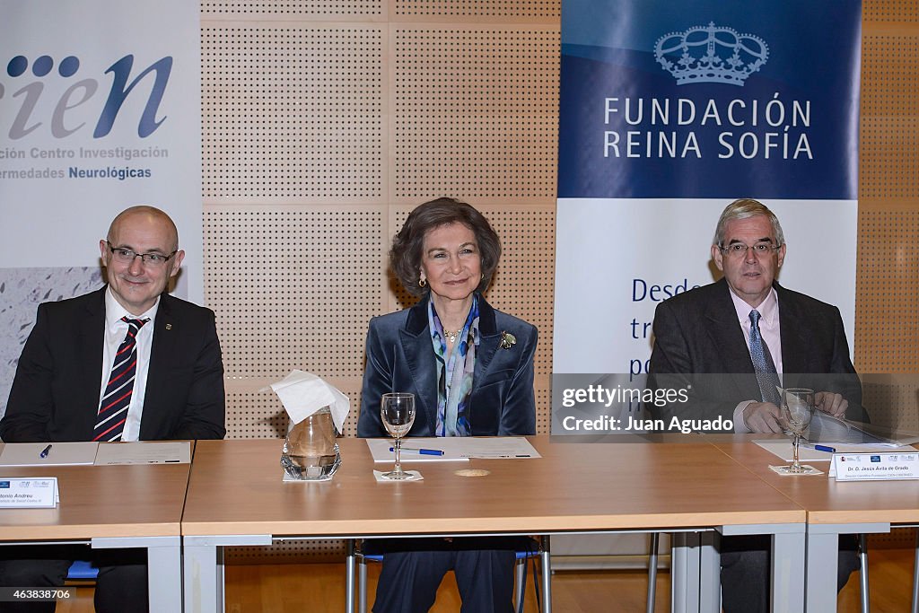 Queen Sofia Visit 'Reina Sofia Alzheimer Foundation Center'