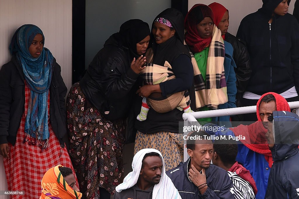 Situation Critical After Hundreds Of Migrants Arrive On Lampedusa Following Rescue Operation