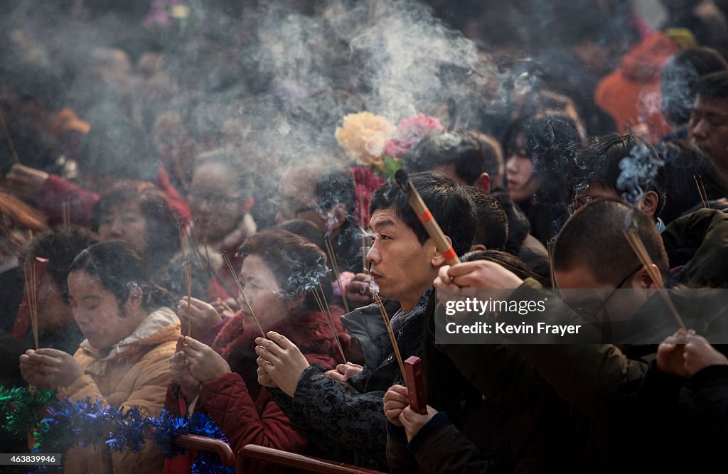 People Celebrate The Spring Festival In China