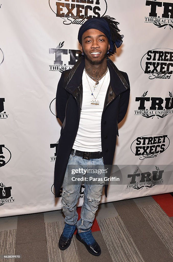 Scooly Rapper Rapper Skooly attends the Street Execs Studio Unveiling & TRU Records ...