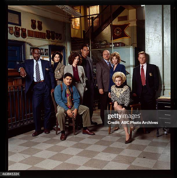 Cast Gallery - Shoot Date: February 8, 1996. JAMES MCDANIEL;JUSTINE MICELI;NICHOLAS TURTURRO;KIM DELANEY;JIMMY SMITS;DENNIS FRANZ;SHARON...