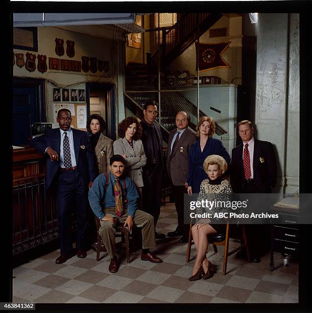 Cast Gallery - Shoot Date: February 8, 1996. JAMES MCDANIEL;JUSTINE MICELI;NICHOLAS TURTURRO;KIM DELANEY;JIMMY SMITS;DENNIS FRANZ;SHARON...