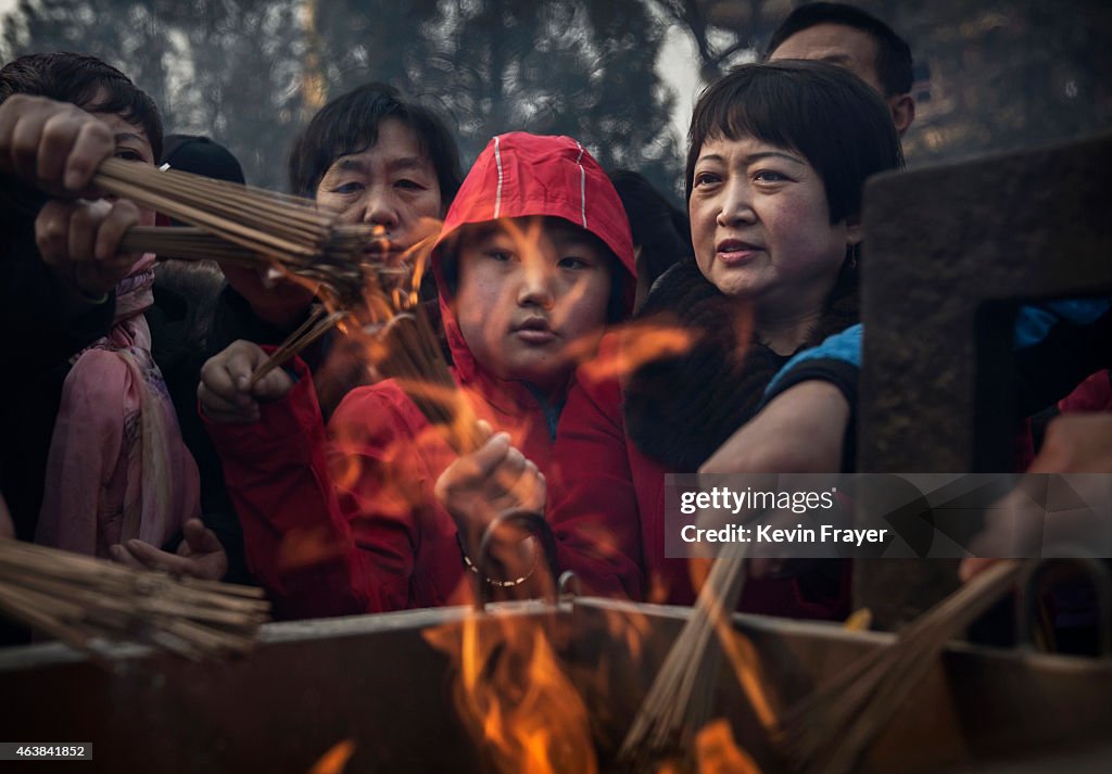 People Celebrate The Spring Festival In China