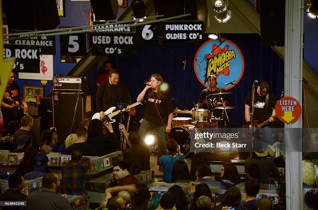 Adolescents Perform At Amoeba Music