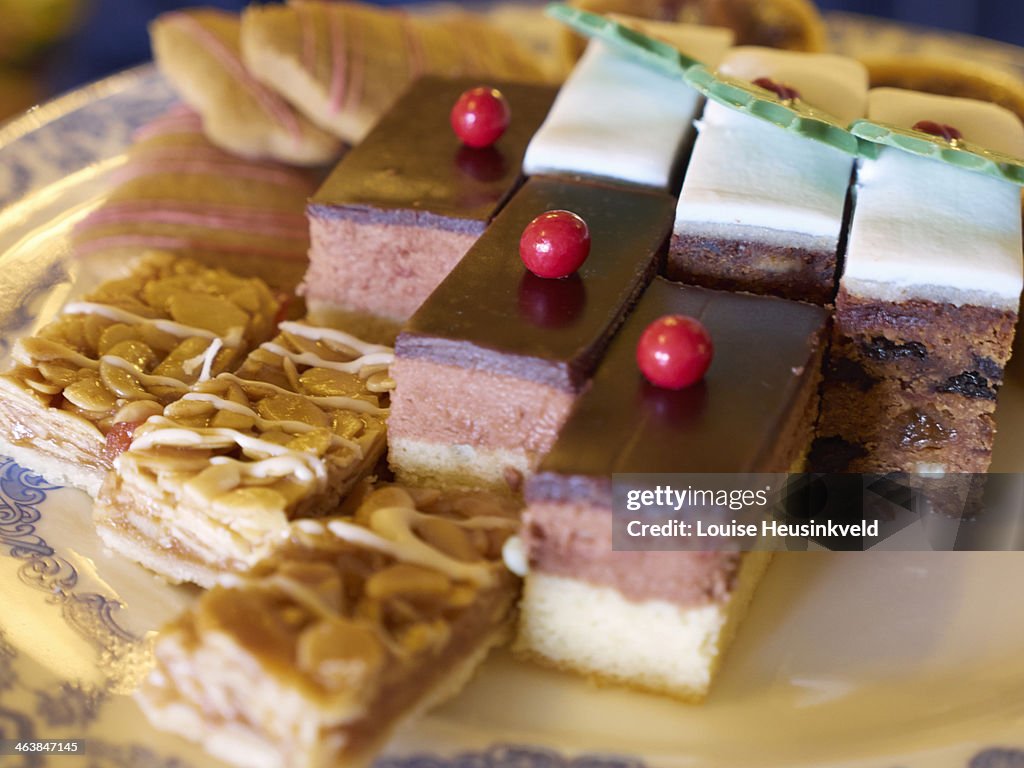 Small cakes and pastries