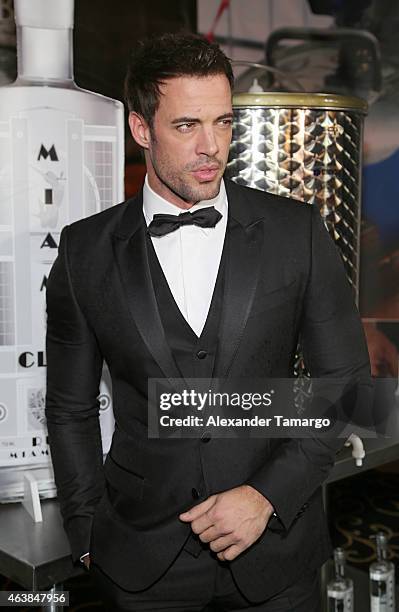 William Levy attends Miami Club Rum Official Partnership Launch With William Levy at Ritz Carlton South Beach on February 18, 2015 in Miami Beach,...