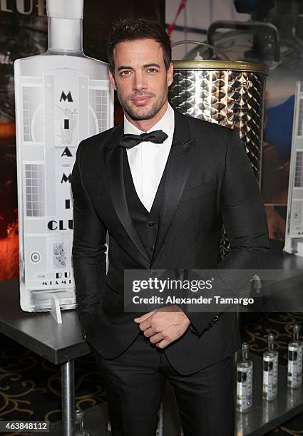 William Levy attends Miami Club Rum Official Partnership Launch With William Levy at Ritz Carlton South Beach on February 18, 2015 in Miami Beach,...