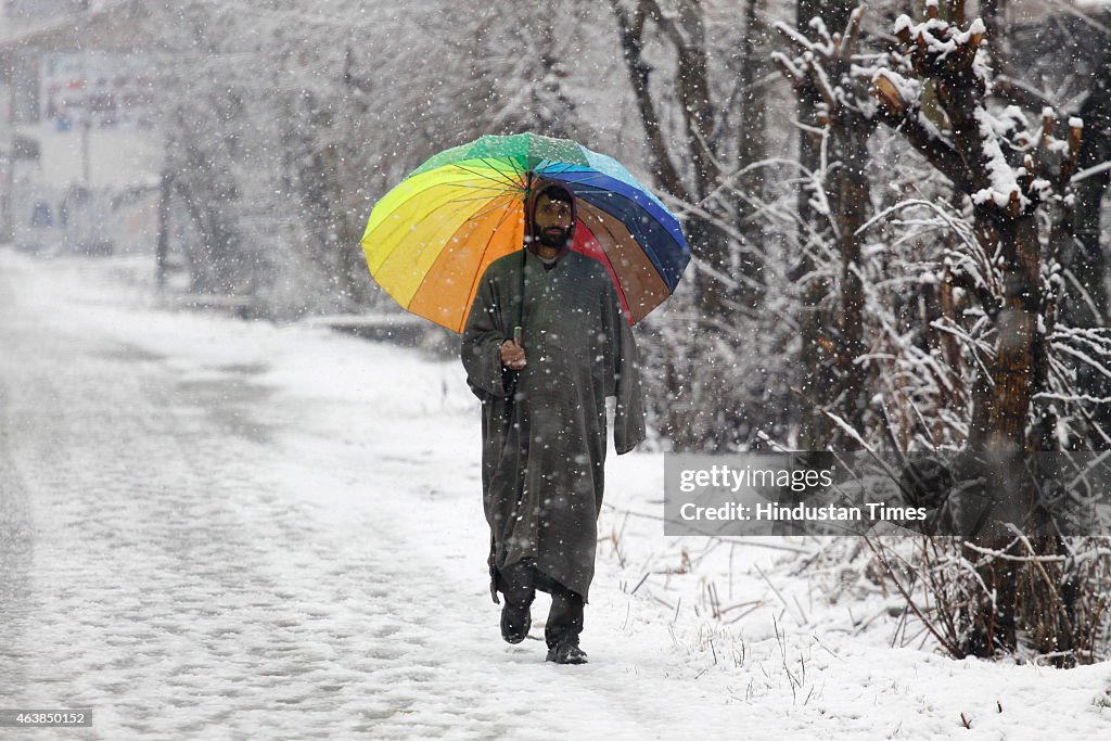 Snowfall In Srinagar