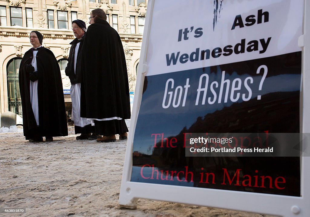Ash Wednesday on the street
