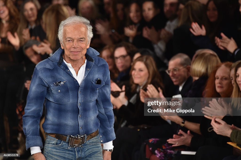 Ralph Lauren - Front Row - Mercedes-Benz Fashion Week Fall 2015